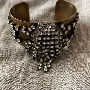 J. Crew Rhinestone Cuff bracelet